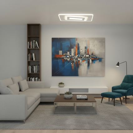 Brilagi - Dimmelhető LED mennyezeti lámpa MODERN LED/51W/230V 3000-6000K 20x40 cm + távirányító