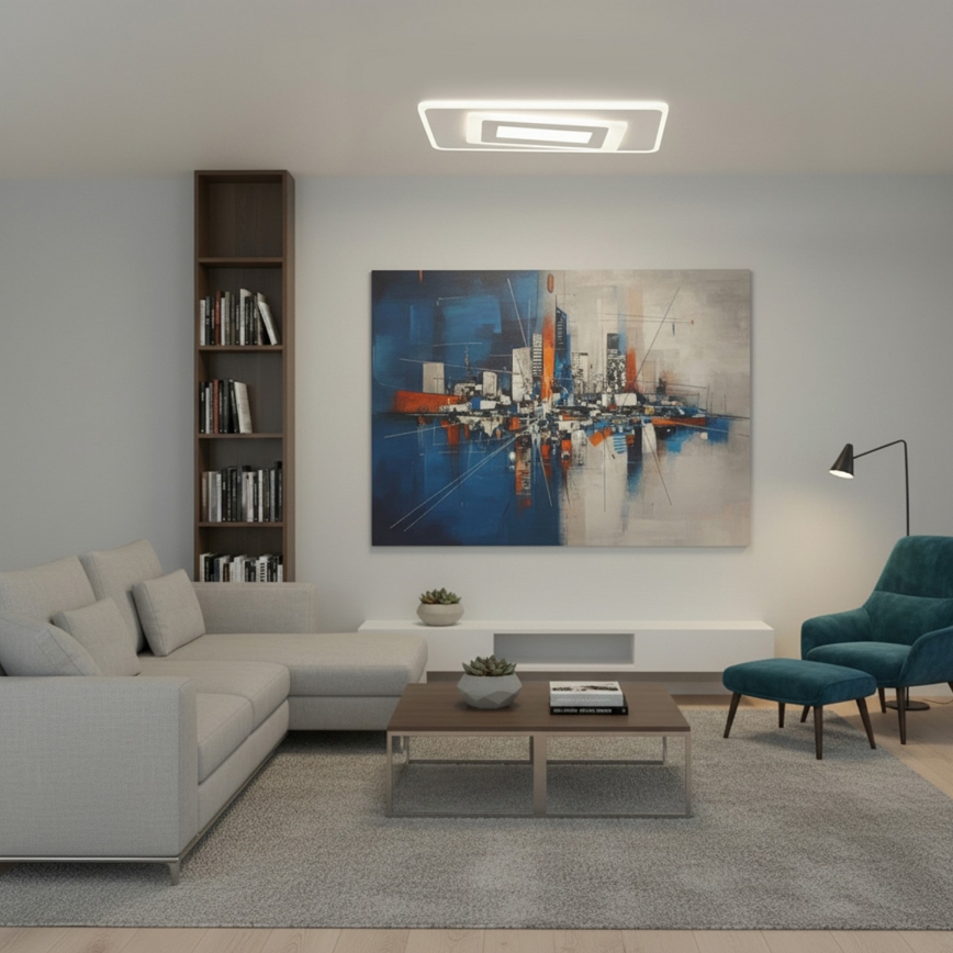 Brilagi - Dimmelhető LED mennyezeti lámpa MODERN LED/51W/230V 3000-6000K 20x40 cm + távirányító