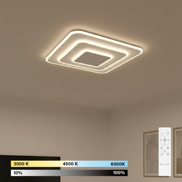 BRILAGI - LED fényerőszabályozható mennyezeti lámpatest MODERN LED/72W/230V 3000-6000K 46,6x46,6 cm + távirányító