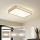Brilagi - LED fényerőszabályozható mennyezeti lámpatest MOLINA SQUARE LED/54W/230V 3000-6000K tölgy 60x40 cm + távirányító