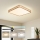 Brilagi - LED Fényerőszabályozható mennyezeti lámpatest MOLINA SQUARE LED/80W/230V 3000-6000K tölgy 60x60 cm + távirányító