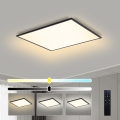 Brilagi - LED fényerőszabályozható mennyezeti lámpatest SLIMFRAME LED/58W/230V 60x60 cm 3000-6000K fekete + távirányító