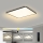 Brilagi - LED fényerőszabályozható mennyezeti lámpatest SLIMFRAME LED/58W/230V 60x60 cm 3000-6000K fekete + távirányító