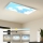 Brilagi - LED fényerőszabályozható mennyezeti lámpatest SLIMFRAME SKY LED/80W/230V 120x60 cm 3000-6000K ezüst/kék + távirányító