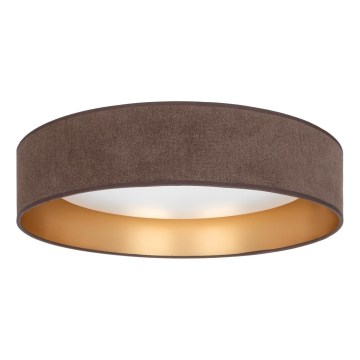 Brilagi - LED Fényerőszabályozható mennyezeti lámpatest VELVET SMART VARI LED/24W/230V 3000-6500K átm. 45 cm barna/arany + távirányító