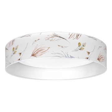 Brilagi - LED fényerőszabályozható mennyezeti lámpatest VELVET SMARTIX STARS LED/36W/230V 3000–6000K átm. 55 cm fehér/virágminta Wi‑Fi Tuya Beacon + távirányító