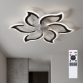 Brilagi - LED, fényerőszabályozható mennyezeti ventilátor, 34 W, 230 V, 3000–6500 K, Ø 83 cm, fekete, távirányítóval