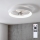 Brilagi - LED fényerőszabályozható mennyezeti ventilátor LED/34W/230V 3000-6500K átm. 50 cm fehér + távirányító