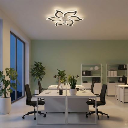 Brilagi - LED, fényerőszabályozható mennyezeti ventilátor, 34 W, 230 V, 3000–6500 K, Ø 83 cm, fekete, távirányítóval