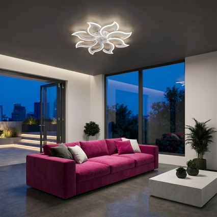 Brilagi - Dimmelhető LED mennyezeti ventilátor LED/44W/230V 3000-6500K átm. 90 cm fehér + távirányító