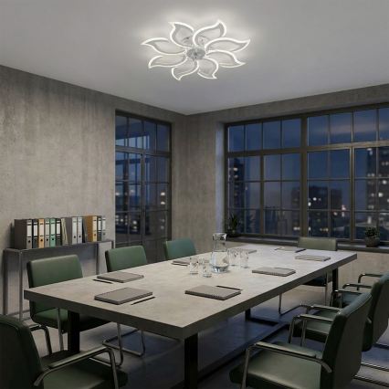Brilagi - Dimmelhető LED mennyezeti ventilátor LED/44W/230V 3000-6500K átm. 90 cm fehér + távirányító