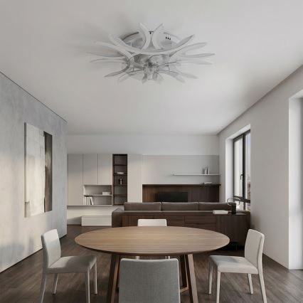 Brilagi - LED-dimmelhető mennyezeti ventilátor LED/70W/230V Ø 76 cm fehér + távirányító
