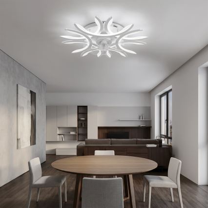 Brilagi - LED-dimmelhető mennyezeti ventilátor LED/70W/230V Ø 76 cm fehér + távirányító