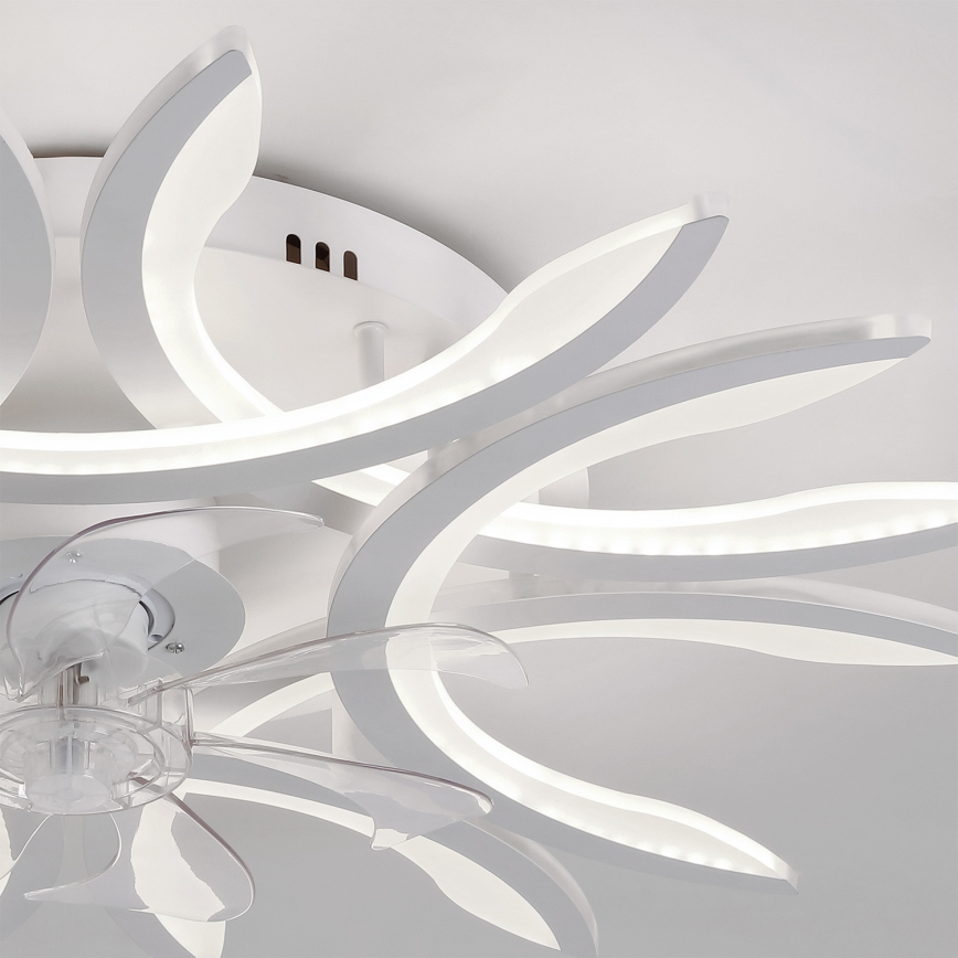 Brilagi - LED-dimmelhető mennyezeti ventilátor LED/70W/230V Ø 76 cm fehér + távirányító