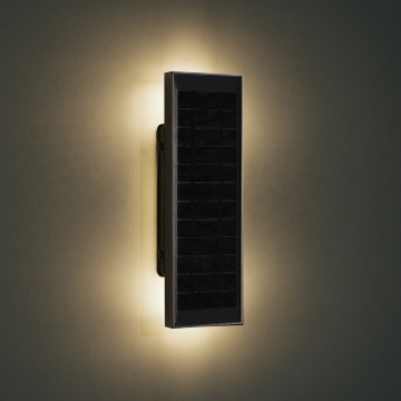 Brilagi - LED fényerőszabályozható napelemes fali lámpa SUN LED/2,5W/3,7V 30 cm 2000 mAh IP44
