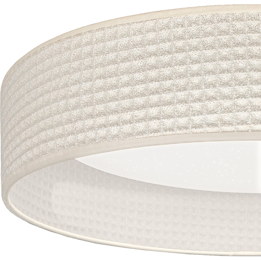 Brilagi - Dimmelhető LED mennyezeti lámpa VELVET SMARTIX STARS LED/36W/230V 3000-6000K átm. 55 cm krémszínű Wi-Fi Tuya Beacon + távirányító