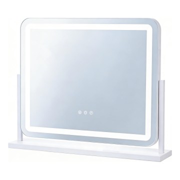 Brilagi - LED fényerőszabályozható sminktükör ARIZONA LED/25W/230V 3000/4000/6500K 55x44 cm fehér