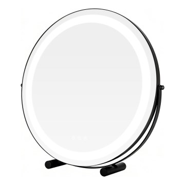 Brilagi - LED fényerőszabályozható sminktükör FLORIDA LED/17W/230V 3000/4000/6500K átmérő 42 cm fekete