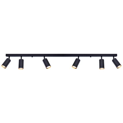 Brilagi - LED RGBW dimmelhető spotlámpa SELE 6xGU10/6,5W/230V 2700-6500K fekete/arany