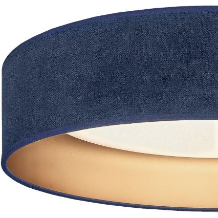 Brilagi - LED fényerőszabályozható VELVET SMARTIX STARS mennyezeti lámpa LED/24W/230V 3000-6000K átm. 45 cm kék/arany Wi-Fi Tuya Beacon + távirányító