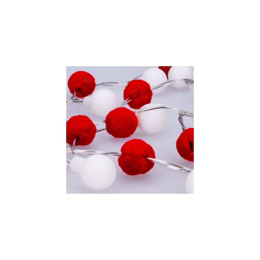 Brilagi - LED fényfüzér 20xLED/2xAA 1,8 m meleg fehér