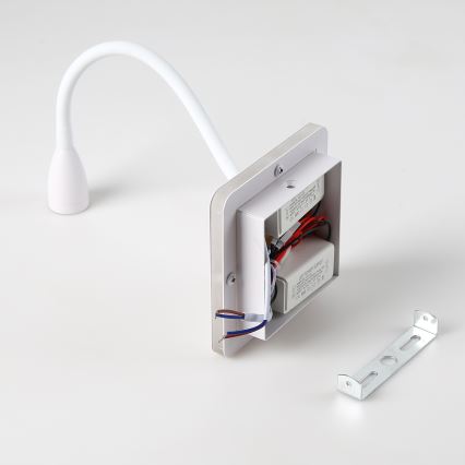 BRILAGI - LED flexibilis fali lámpa MAYA DOUBLE  LED/4W/230V + LED/3W fehér
