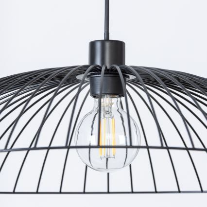 Brilagi - LED függeszték CERIA WIRE 1xE27/40W/230V Ø 60 cm fekete