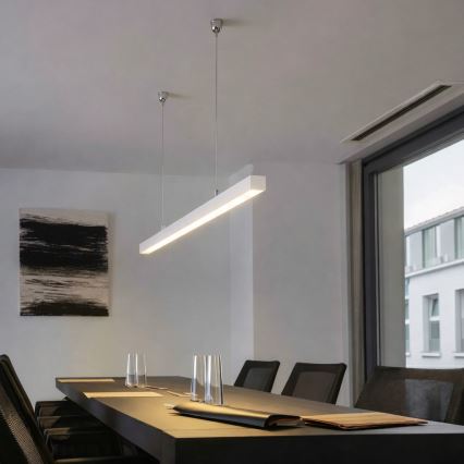 Brilagi - LED függesztett lámpa FULLDAY LED/30/40/50W/230V 2700/4000/6000K 150 cm fehér