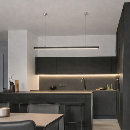 Brilagi - FULLDAY LED függőlámpa 30/40/50W, 230V, 2700/4000/6000K, 150 cm, fekete