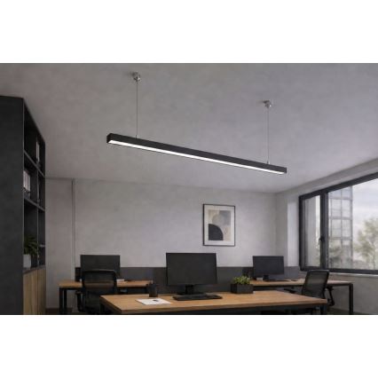 Brilagi - FULLDAY LED függőlámpa 30/40/50W, 230V, 2700/4000/6000K, 150 cm, fekete