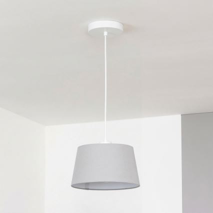 Brilagi - LED függeszték kábelen CERIA 1xE27/40W/230V Ø 25 cm szürke