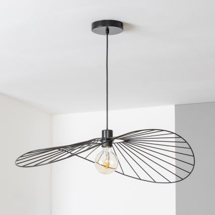 Brilagi - LED függeszték kábelen CERIA WIRE 1xE27/40W/230V 60x80 cm fekete