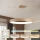 Brilagi - LED függeszték kábelen FALCON WOOD LED/60W/230V 3000/4000/6000K Ø 80 cm fa