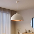 Brilagi - LED függeszték kábelen METALO 1xE27/40W/230V átm. 60 cm bézs/rézszínű