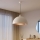 Brilagi - LED függeszték kábelen METALO 1xE27/40W/230V átm. 60 cm bézs/rézszínű