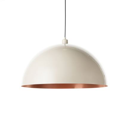 Brilagi - LED függeszték kábelen METALO 1xE27/40W/230V átm. 60 cm bézs/rézszínű
