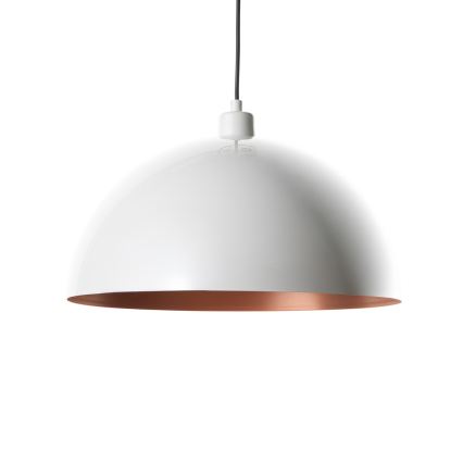 Brilagi - LED függeszték kábelen METALO 1xE27/40W/230V Ø 60 cm fehér/rézszínű