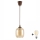 Brilagi - LED függeszték kábelen RETRO GLASS 1xE27/60W/230V Ø 14 cm barna/füstös barna