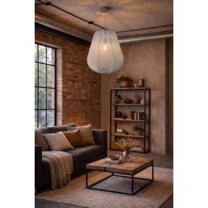 Brilagi - LED függeszték kábellel ARVEN 1xE27/8W/230V Ø 37 cm szürke