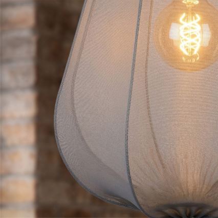 Brilagi - LED függeszték kábellel ARVEN 1xE27/8W/230V Ø 37 cm szürke