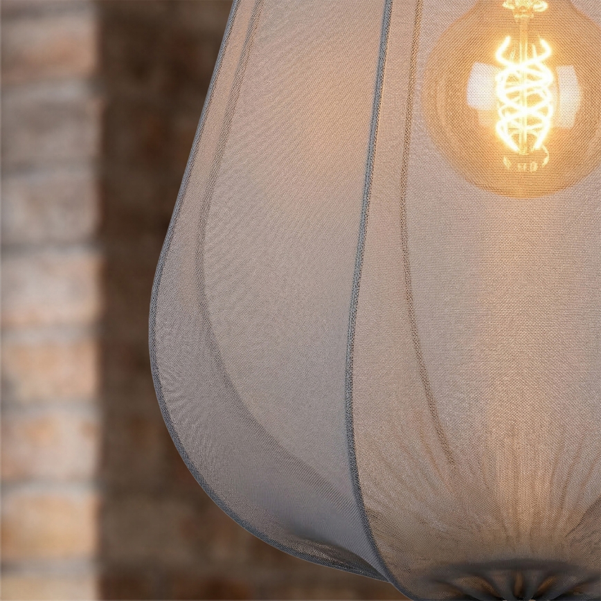 Brilagi - LED függeszték kábellel ARVEN 1xE27/8W/230V Ø 37 cm szürke
