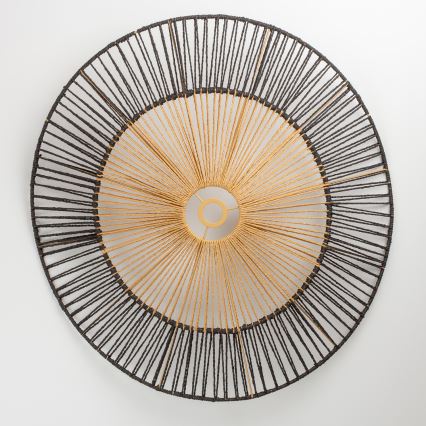 Brilagi - LED függeszték kábellel CERIA BOHO 1xE27/40W/230V Ø 50 cm fekete/barna