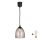 Brilagi - LED függeszték kábellel RETRO GLASS 1xE27/60W/230V átm. 17 cm fekete/füstös bézs