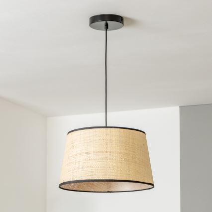 Brilagi - LED függeszték zsinóron CERIA 1xE27/40W/230V átm. 35 cm bézs