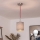 Brilagi - LED függeszték zsinóron NUBILA 1xE27/60W/230V átm. 14 cm piros/szürke