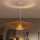 Brilagi - LED függeszték zsinórral CERIA BOHO 1xE27/40W/230V Ø 70 cm fehér/barna