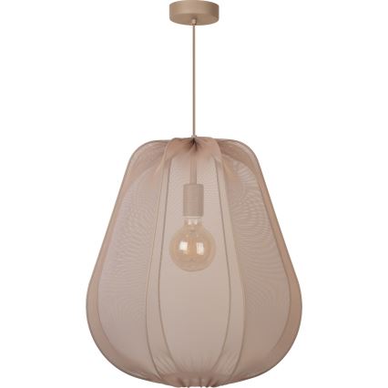 Brilagi - LED függőlámpa ARVEN kábelen 1xE27/8W/230V átm. 37 cm bézs
