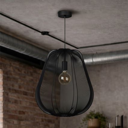 Brilagi - LED függőlámpa ARVEN kábelen 1xE27/8W/230V átmérő 37 cm fekete
