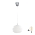 Brilagi - LED függőlámpa kábelen RETRO GLASS 1xE27/60W/230V, átm. 20 cm, ezüst/fehér