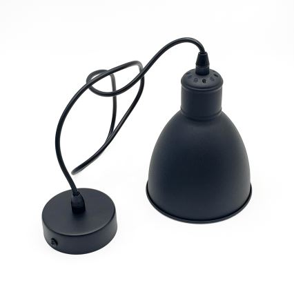 Brilagi - LED függőlámpa kábelen RIDDY 1xE27/60W/230V fekete